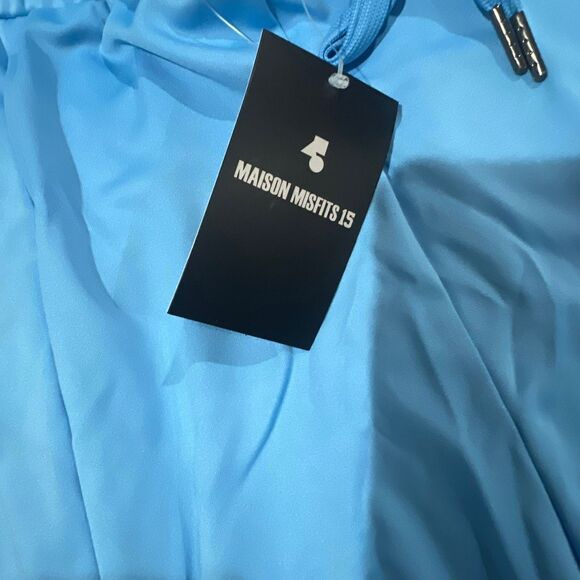 Maison Misfits 15 Split Leg Pants – Lake Blue (Size XL, 30” Inseam) - Picture 2 of 2